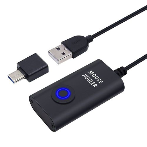 Micro-contrôleur de bureau Anti-sommeil 2 en 1, Micro-interrupteur indétectable sans clé USB