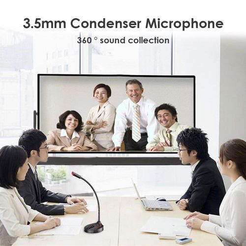 Microphone De Conférence Cardioïde À Col De Cygne, Usb, Pratique Et Durable, Multifonction, Avec Interrupteur Muet, Pour Ps4 Et Pc