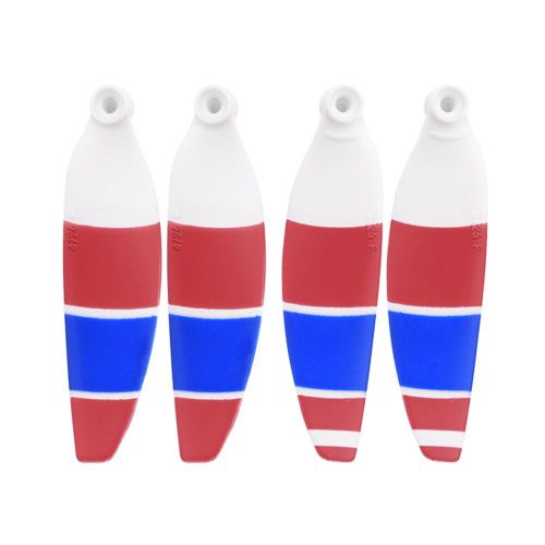 Hélice Pour Dji Mavic Mini 2, 1 Paire, Accessoires À Faible Bruit, Blanc Avec Rayures De Couleur, Paquet Léger, Fournitures Ciel Portables Pour Dji Mavic Mini 2-Générique