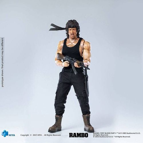 Rambo Figurine 1/12 Exquisite Super Series First Blood Ii John Rambo