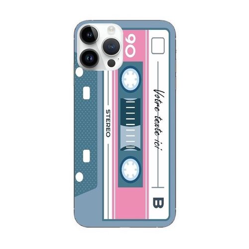 Coque Iphone 14 Pro Max Cassette Gris