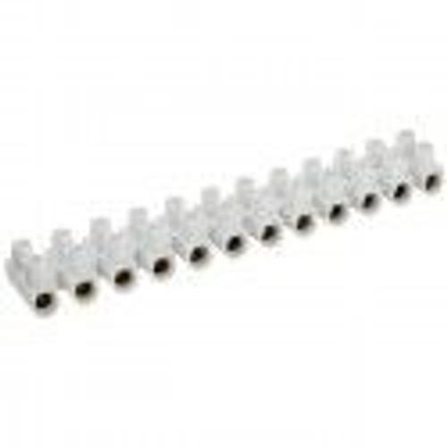 Barrette de connexion domino blanc ? visser 2 x 12 bornes section 6 mm? DHOME