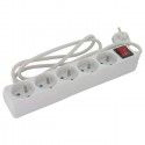 Bloc multiprise 1mm² - 5 x 2P+T - avec interrupteur