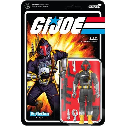 Super7 - G.I. Joe Reaction Wave 4 - Cobra B.A.T. [Collectables] Action Figure, Figure, Collectible