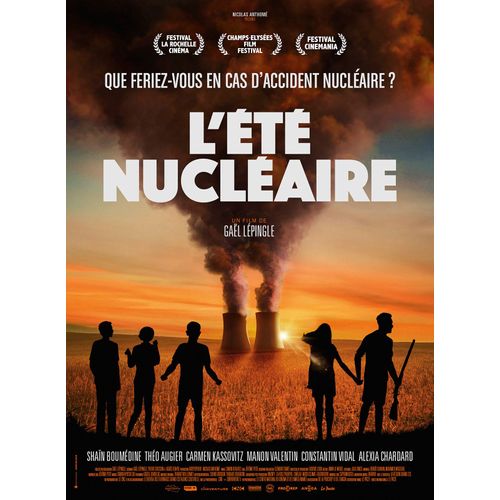 L Été Nucléaire De Gaël Lépingle Avec Shaïn Boumedine, Théo Augier... Affiche Originale De Film Format 120 Cm X 160 Cm