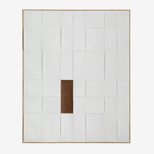 Peinture Décorative En Relief Peinte À La Main (80x100 Cm) Siralo Blanc Grisâtre