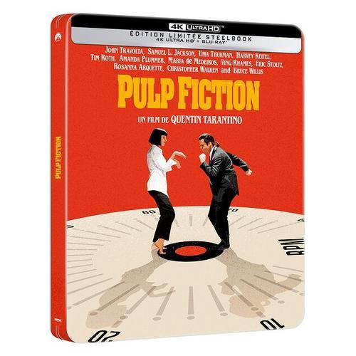Pulp Fiction - 4k Ultra Hd + Blu-Ray - Édition Boîtier Steelbook