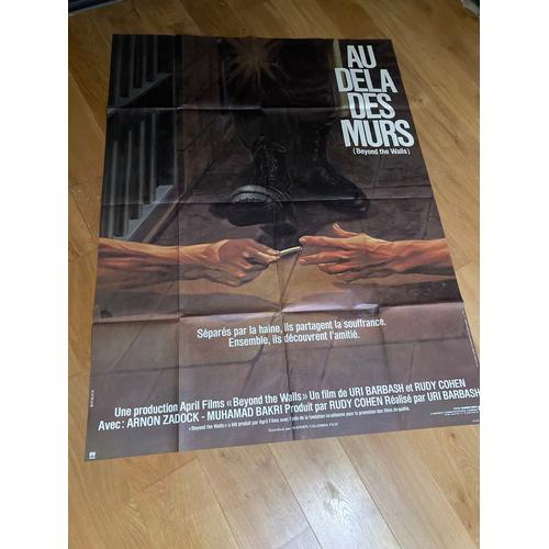Affiche De Cinema - Au Dela Des Murs - Uri Barbash Rudy Cohen - 1984 - 120 X 160 Cm