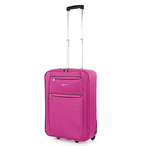 Valise Cabine Petite De Voyage Trolley 2 Roues 55 Cm Polyester EVA. Les Bagages À Main. Souple Résistant Et Léger. Manche Poignée. Low Cost Ryanair. T71950