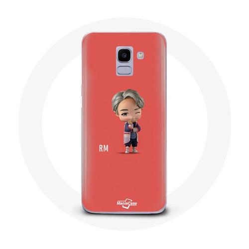 Coque Pour Samsung Galaxy A8 2018 Bts Tinytan Animation Rm