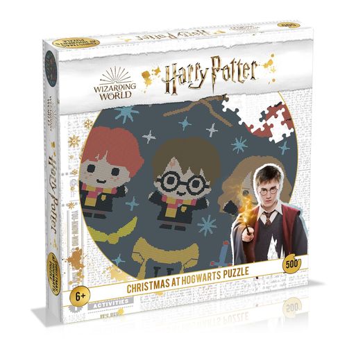 Winning Moves Puzzle Harry Potter Un Noel A Poudlard 500 Pieces