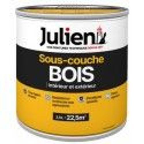 Peinture primaire sous couche bois blanc mat 2.5L JULIEN microporeuse intérieur extérieur