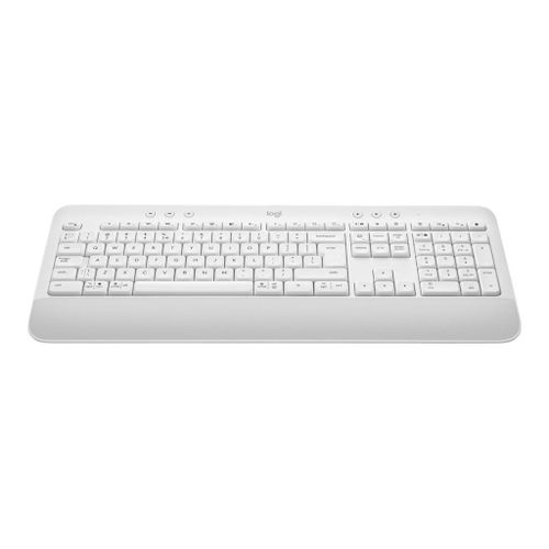Logitech Signature - Clavier - sans fil - Bluetooth 5.1 - QWERTY - International US - blanc cassé