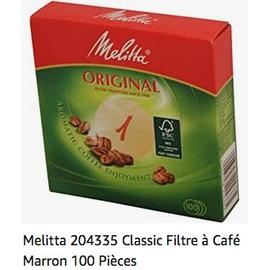 Filtres à café gourmet 1x4 MELITTA : la boite de 80 à Prix Carrefour