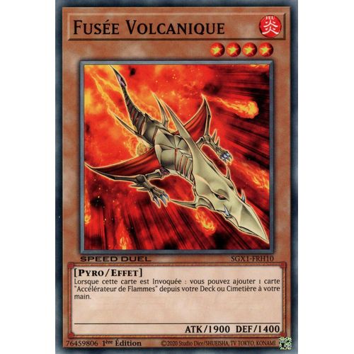 Yu Gi Oh Sgx1 Frh10 Fusée Volcanique