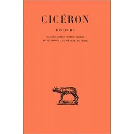 Discours - Tome 3, Seconde Action Contre Verrès. Livre 2, La Préture De Sicile