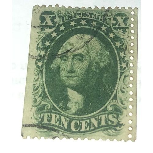 Timbre Des Etats-Unis George Washigton 1851
