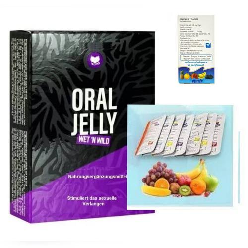 Gel Stimulant Sexuel O Jelly Boite De 7 Parfums