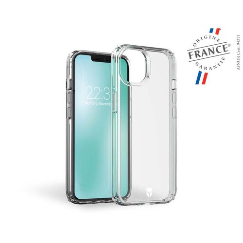 Coque Renforcée Iphone 13 Feel Garantie À Vie Transparente - 50% Plastique Recyclé - Origine France Garantie Force Case
