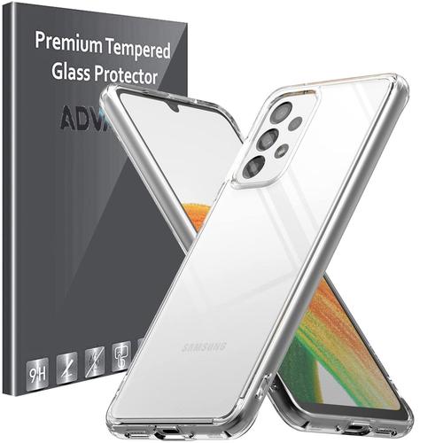 Advansia Coque Housse Etui Pour Samsung Galaxy A33 5g Transparent Silicone