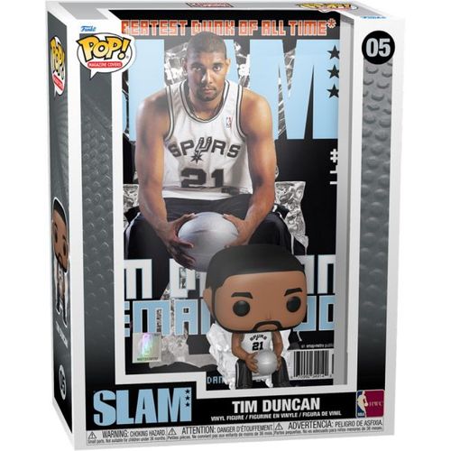 Nba - Figurine Pop! Cover Tim Duncan (Slam Magazin) 9 Cm