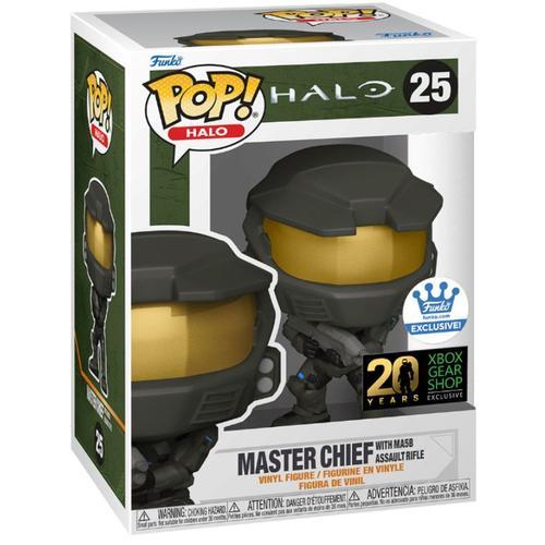 Figurine Funko Pop - Halo N°25 - Master Chief Avec Ma5b Assault Rifle (63222)