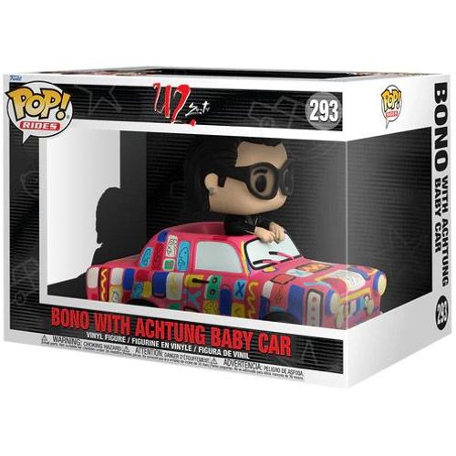 Figurine Funko Pop - U2 N°293 - Bono With Achtung Baby Car (64031)