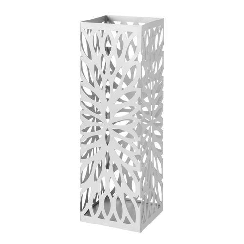 Porte-parapluies en métal argenté 49 cm
