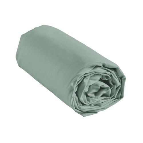 Drap Housse En Coton "Linette" 160x200cm Sauge