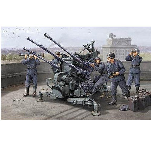 Maquette Canon Anti-Aérien Allemand : Flak 38 2.0 Cm-Trumpeter