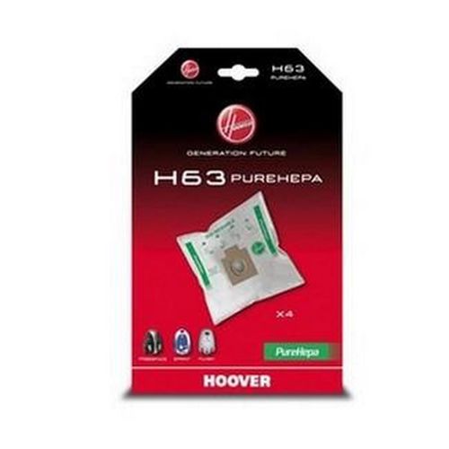 H63 boite de 4 sacs pure Hepa Aspirateur (35600536 09200245 HOOVER)