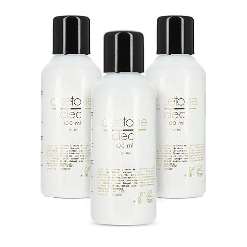 Lot De 3 Dissolvants Vernis Semi Permanent - Capsules Et Gel Uv Multicolore