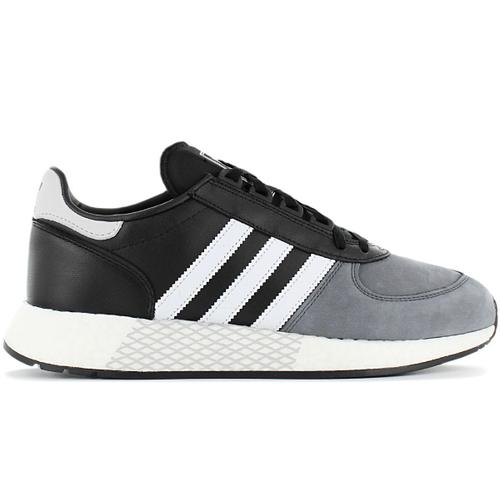 Baskets Adidas Marathon Tech Boost Chaussures Cuir Ef4396 Noir Rakuten