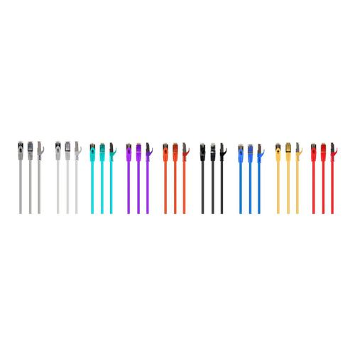 Cablexpert - Cordon de raccordement - RJ-45 (M) pour RJ-45 (M) - 1 m - SFTP - CAT 6a - moulé, sans halogène - bleu
