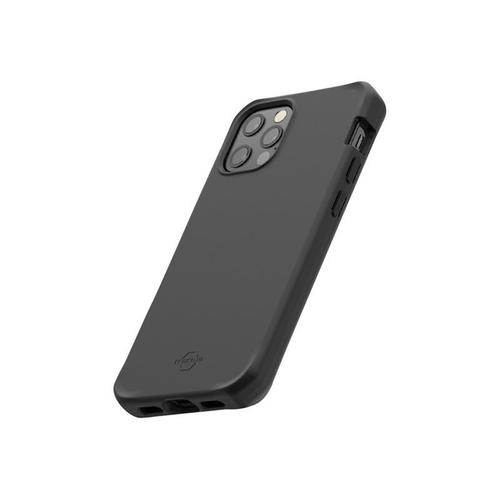 Mobilis Spectrum - Coque De Protection Pour Téléphone Portable - Robuste - Recyclé, Antimicrobien - Impacthane - Noir Intense - Pour Apple Iphone 13, 14