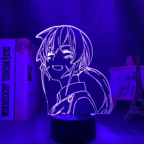 Lampe 3d Thème Anime Food Wars Shokugeki No Soma, Veilleuse, Luminaire Décoratif D'intérieur, Cadeau D'anniversaire, Erina Nakiri