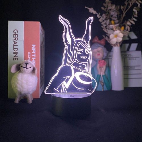 Lampe De Table Miniature Mineta En 3d Usb, Veilleuse, Thème My Hero Academia, Pour Salle De Contrôle, Téléphone Intelligent, Décor De Boîte De Nuit, Cadeau D'anniversaire