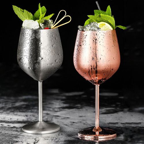 Verres À Vin Rouge Incassables En Acier Inoxydable, Verres À Vin Incassables, Verres À Pied, Outils De Bar Durables