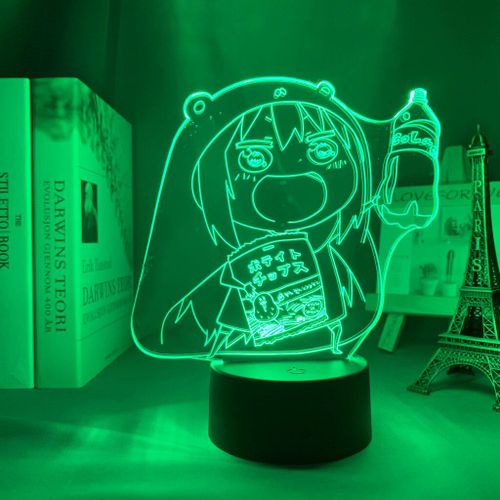 Lampe De Chevet 3d Anime Himouto Umaru Chan, Veilleuse Pour Chambre À Coucher, Cadeau D'anniversaire Pour Enfants, Bureau