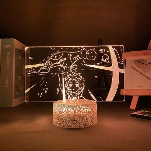 Lampe Led En Forme De Manga En 3d, Thème Wonder Egg, Avec Signe De Priorité, Luminaire Décoratif D'intérieur, Idéal Pour La Chambre D'un Enfant Ou Comme Cadeau De Saint-Valentin