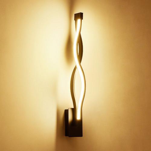 16w Spiral Wall Lamp Wall-Mounted Led Wall Light Indoor Lighting For Living Room Bedroom Aisle Bar Cafe
