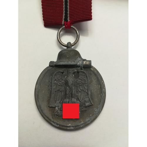 Medaille Du Front De L'est Iiieme Reich Allemagne Ww2 Ostmedaille Forster & Barth 1941-1942 Opération Barbarossa