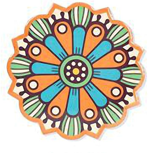 Set De 2 Dessous De Verres Mandala