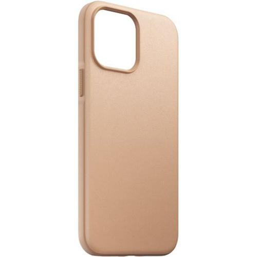 Coque Nomad Iphone 13 Pro Max Cuir Beige Magsafe