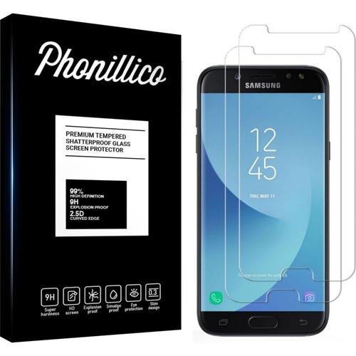Verre Trempé Pour Samsung Galaxy J5 2017 J530 [Pack 2] Film Vitre Protection Ecran Ultra Resistant Phonillico®