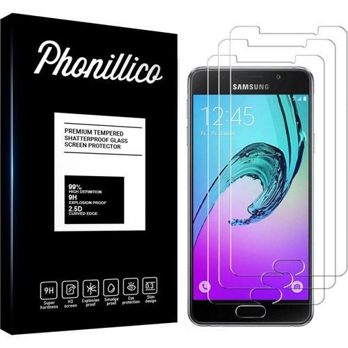 Verre Trempé Pour Samsung Galaxy A3 2016 A310 [Pack 3] Film Vitre Protection Ecran Ultra Resistant Phonillico®