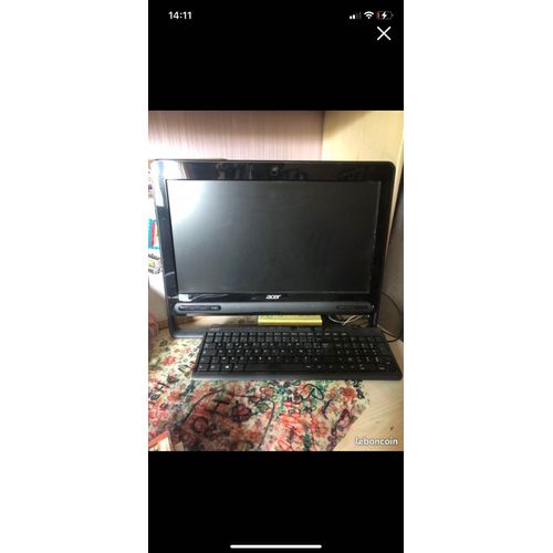 Acer Aspire ZC-605 19.5" Tout-en-un Intel Celeron 1017U - 1.6 Ghz - Ram 4 Go - DD 500 Go