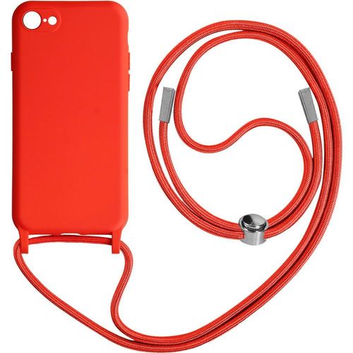 Coque Avizar Iphone 7/8/Se 2020, 2022 + Lanière Rouge