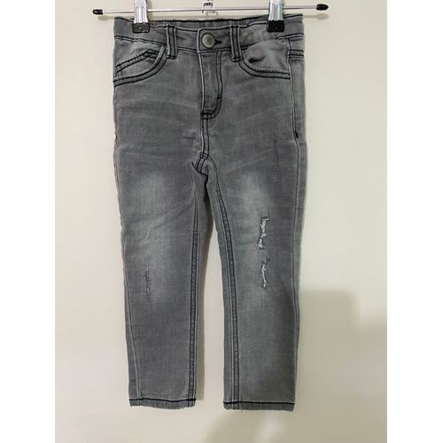 Jean’S Gris Noir Charanga 3-4 Ans