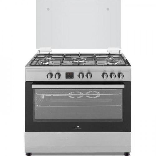 Cuisiniere CONTINENTAL EDISON piano four multifonctions catalyse 95L affichage digital L90 xH 85 cm INOX